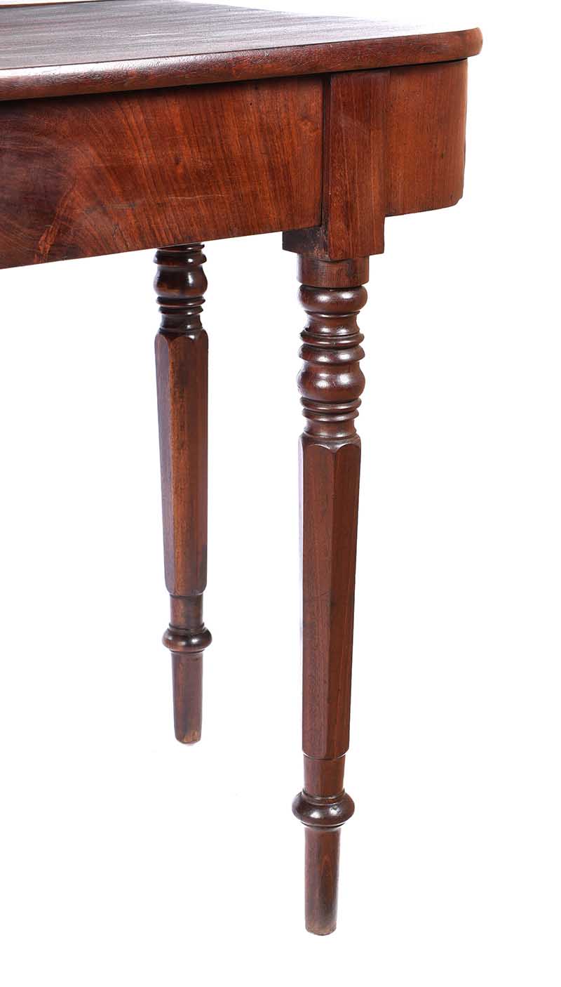 WILLIAM IV TURN OVER LEAF MAHOGANY TEA TABLE - Image 5 of 6