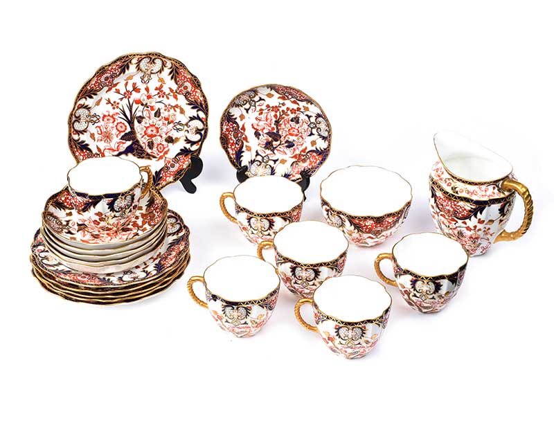 CROWN DERBY TEA SET