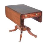 REGENCY MAHOGANY PEMBROKE TABLE