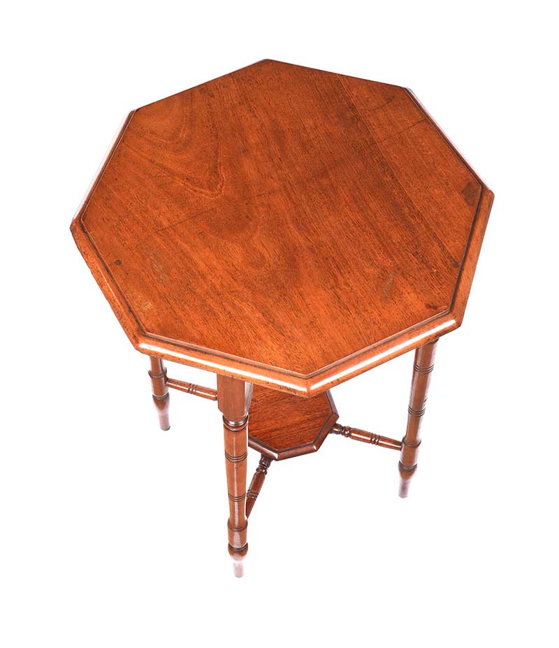 EDWARDIAN MAHOGANY LAMP TABLE - Image 2 of 5