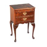 MAHOGANY BEDSIDE PEDESTAL