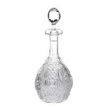 BACCARAT CUT GLASS DECANTER & STOPPER