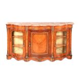 TWENTIETH CENTURY MARBLE TOP CREDENZA