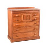 VICTORIAN MAHOGANY CHEST OF DRAWERS