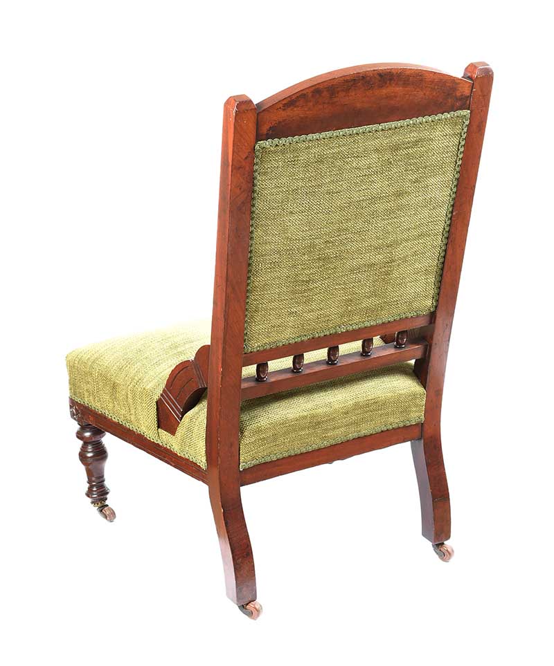 VICTORIAN MAHOGANY SIDE CHAIR - Image 5 of 5