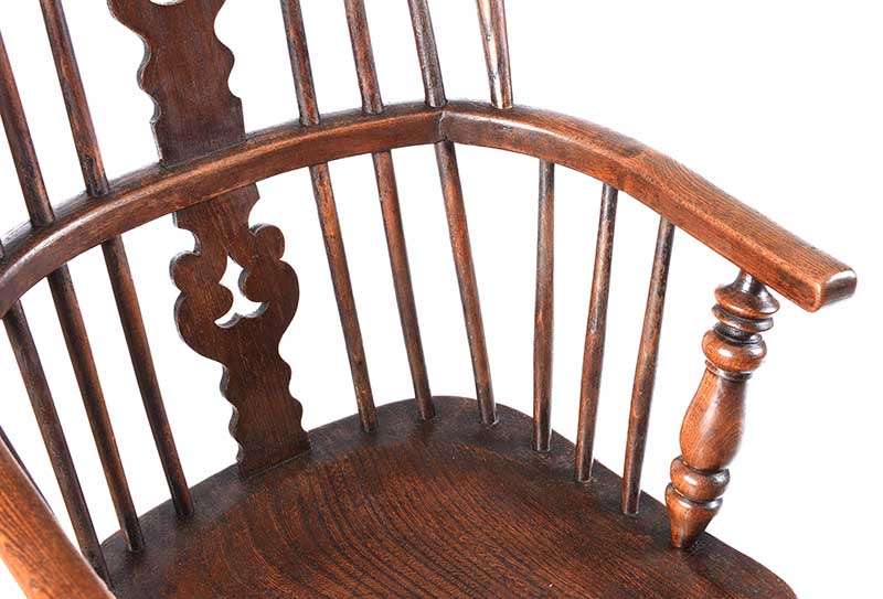 OAK WINDSOR CHAIR - Image 3 of 6