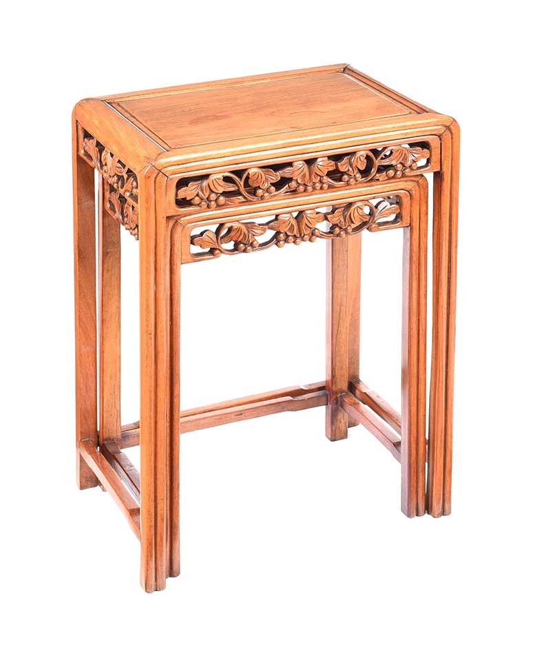 CHINESE NEST OF TWO TABLES