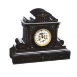 VICTORIAN SLATE MANTEL CLOCK