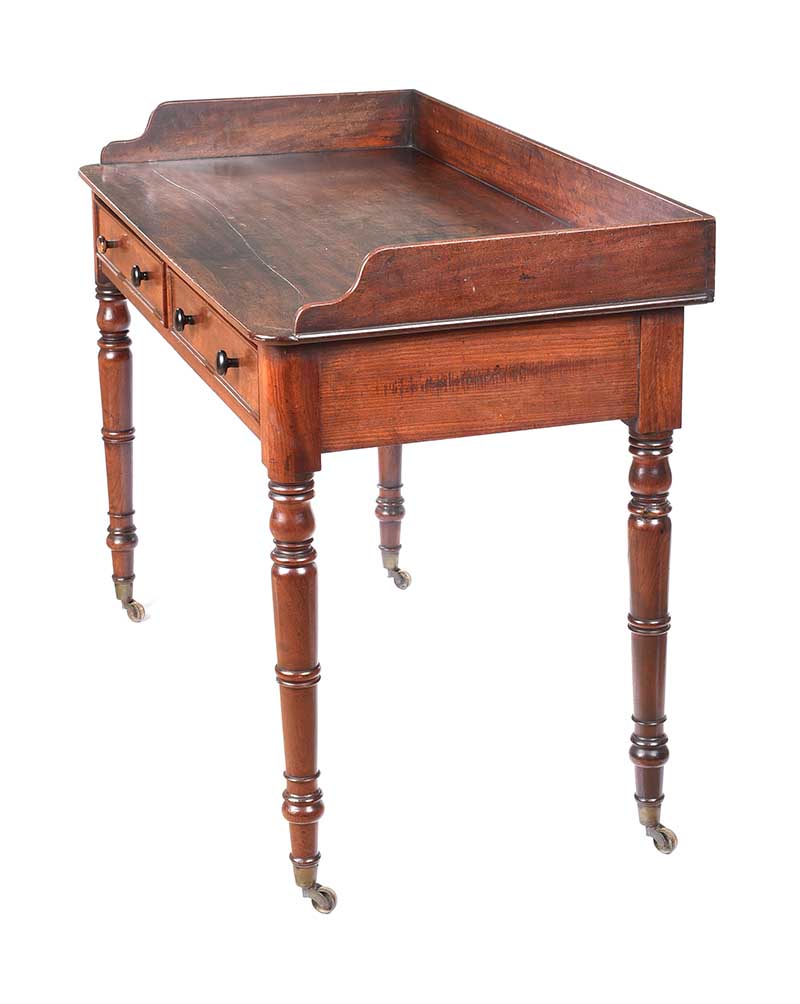 WILLIAMS & GIBTON VICTORIAN MAHOGANY WASHSTAND - Image 7 of 8