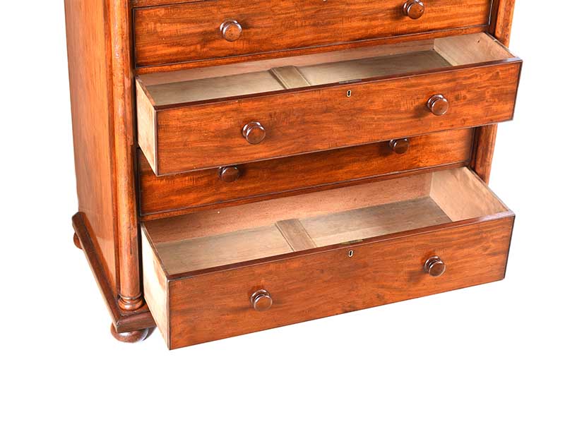 WILLIAM IV MAHOGANY CHEST OF DRAWERS - Image 3 of 6