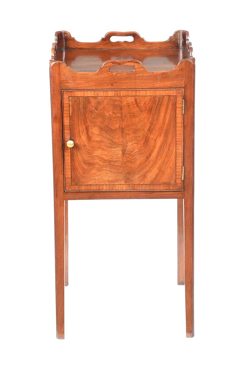 GEORGIAN MAHOGANY POT CUPBOARD - Image 6 of 7