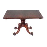 WILLIAM IV MAHOGANY BREAKFAST TABLE