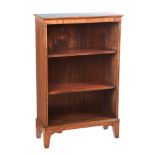 MAHOGANY OPEN BOOKCASE