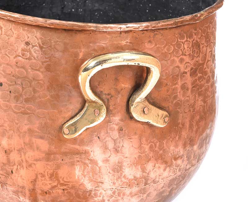 COPPER & BRASS COAL BUCKET - Image 2 of 4