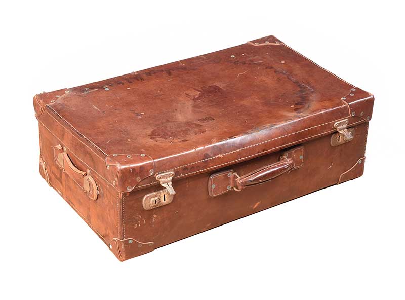 VINTAGE LEATHER TRAVEL CASE