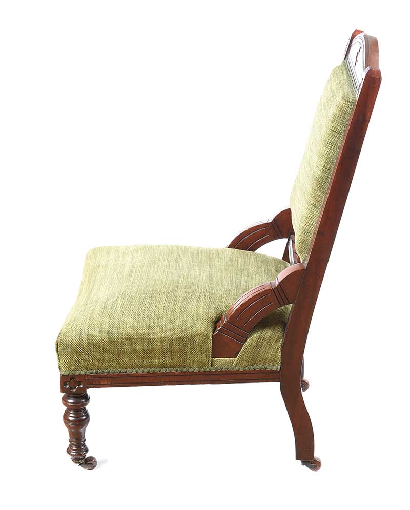VICTORIAN MAHOGANY SIDE CHAIR - Image 4 of 5