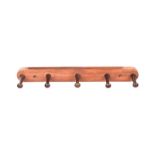 MAHOGANY COAT RACK