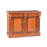 VICTORIAN MAHOGANY SIDE CABINET