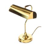 BRASS BANKER'S LAMP