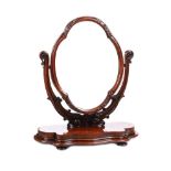 VICTORIAN MAHOGANY DRESSING TABLE MIRROR