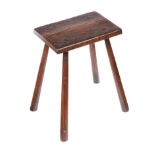 ANTIQUE OAK STOOL