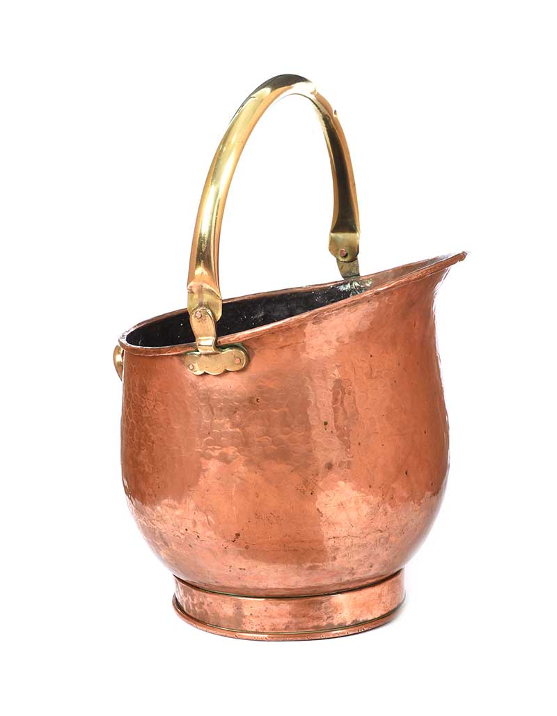 COPPER & BRASS COAL BUCKET - Image 3 of 4