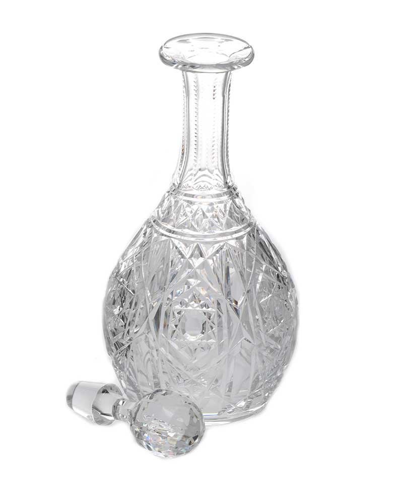 BACCARAT CUT GLASS DECANTER & STOPPER - Image 2 of 2