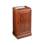 VICTORIAN MAHOGANY BEDSIDE PEDESTAL