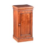 VICTORIAN MAHOGANY BEDSIDE PEDESTAL