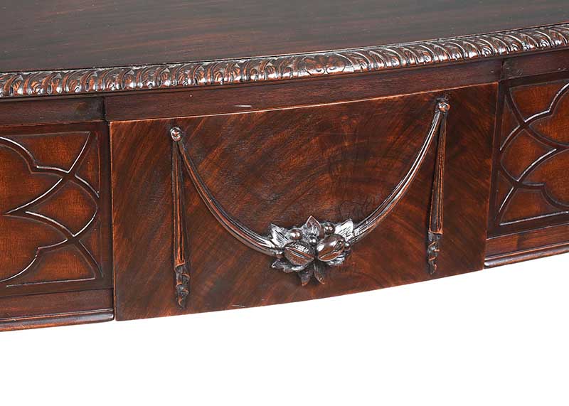 ANTIQUE MAHOGANY CONSOLE TABLE - Image 3 of 8