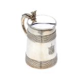 SILVER ALE TANKARD