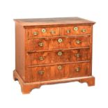 EIGHTEENTH CENTURY WALNUT CHEST OF DRAWERS