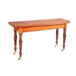 WILLIAM IV MAHOGANY CONSOLE TABLE