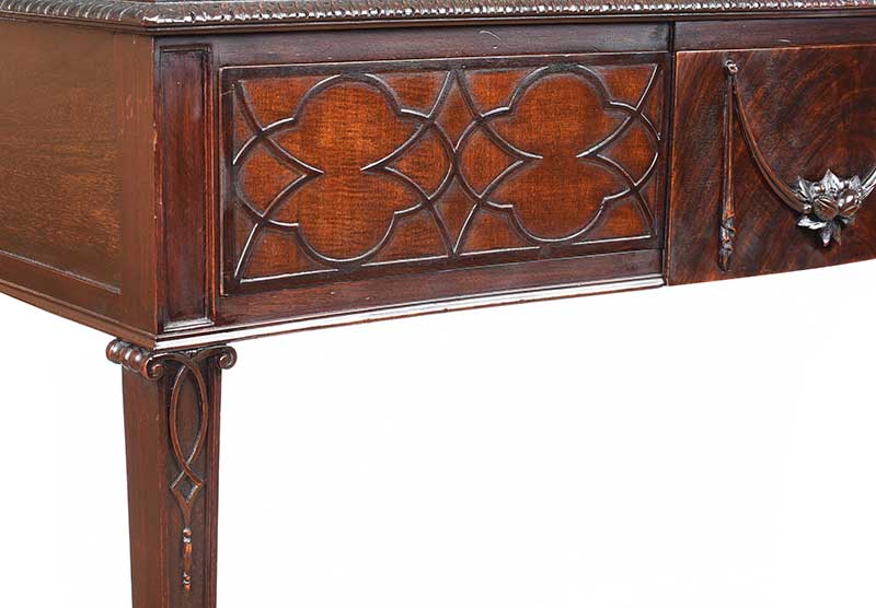 ANTIQUE MAHOGANY CONSOLE TABLE - Image 5 of 8
