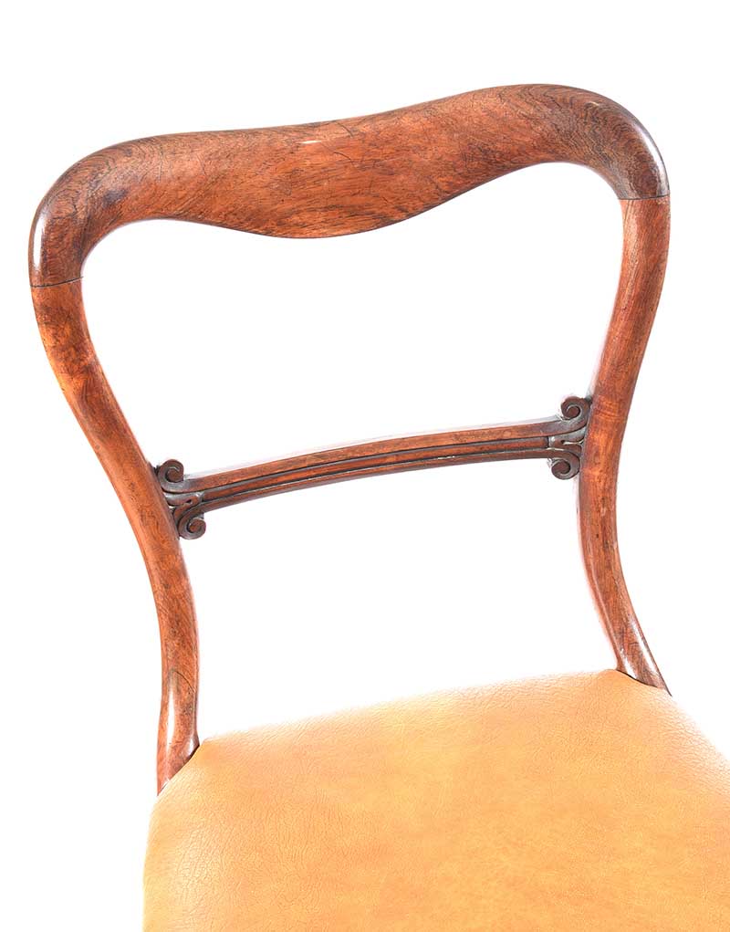 PAIR OF VICTORIAN MAHOGANY SIDE CHAIRS - Image 5 of 7