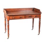 WILLIAMS & GIBTON VICTORIAN MAHOGANY WASHSTAND