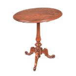 VICTORIAN MAHOGANY OVAL LAMP TABLE