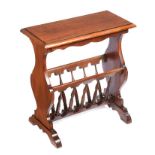 MAHOGANY MAGAZINE RACK