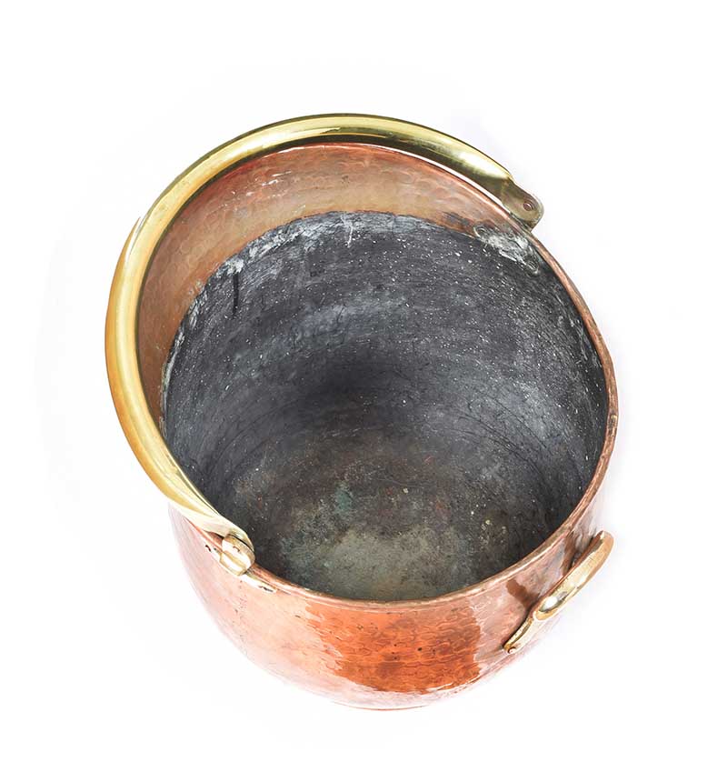 COPPER & BRASS COAL BUCKET - Image 4 of 4