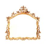 EDWARDIAN GILT ORNATE MIRROR