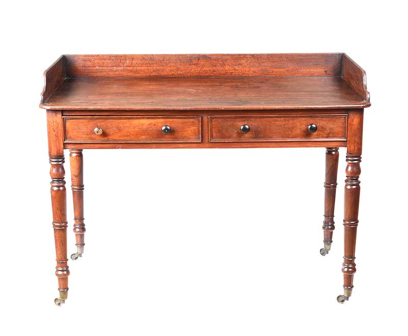 WILLIAMS & GIBTON VICTORIAN MAHOGANY WASHSTAND - Image 6 of 8