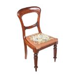 VICTORIAN MAHOGANY SIDE CHAIR