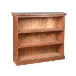 OAK OPEN BOOKCASE