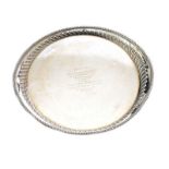 SILVER PRESENTATION SALVER