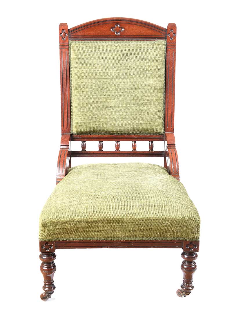 VICTORIAN MAHOGANY SIDE CHAIR - Image 3 of 5