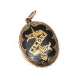 VICTORIAN MOURNING LOCKET