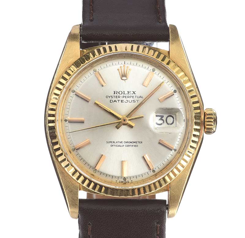 ROLEX DATEJUST 18CT GOLD WRIST WATCH - Image 2 of 2