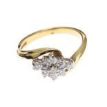 18CT GOLD DIAMOND RING