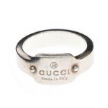 GUCCI STERLING SILVER RING