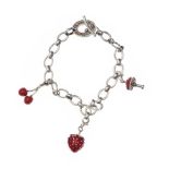 LINKS OF LONDON SILVER CHARM BRACELET